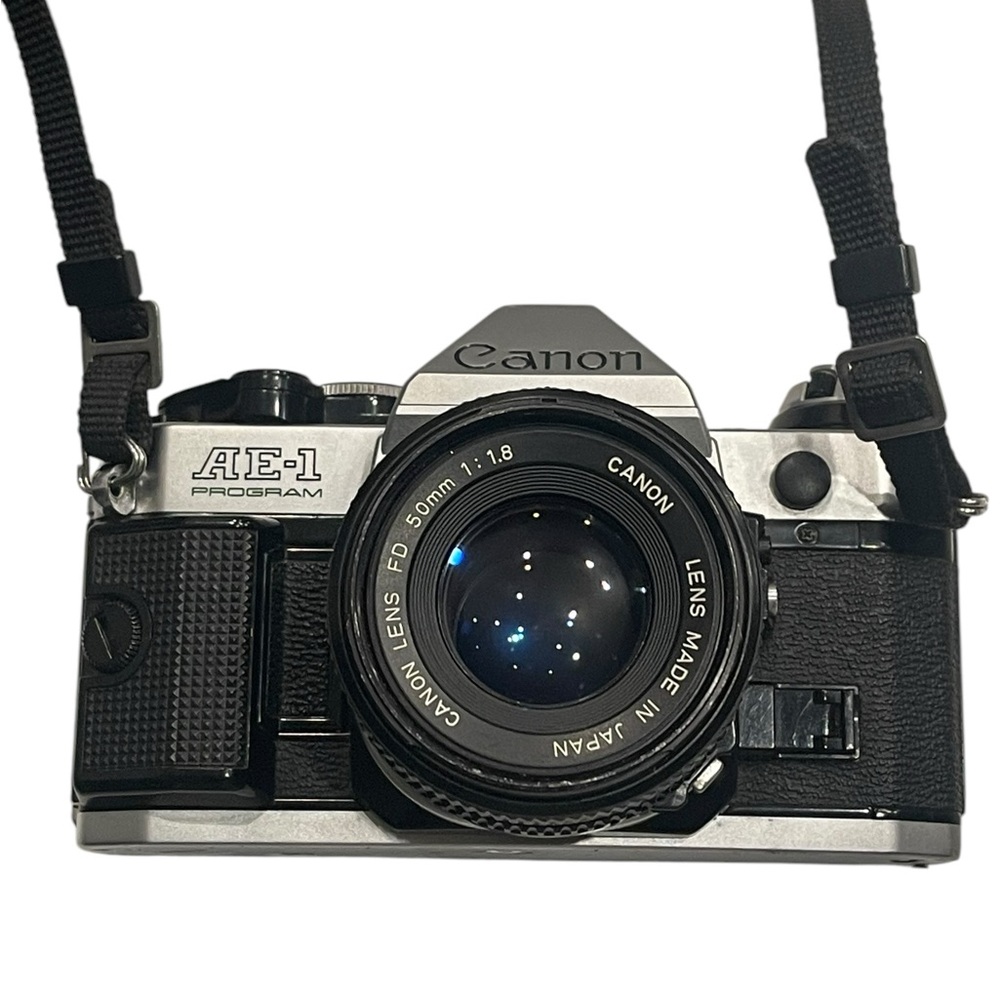 Canon AE-1 Program Silver and Black Camera - Picture 9 of 11
